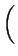 $\displaystyle \left(\vphantom{\frac{a}{b}}\right.$