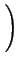 $\displaystyle \left.\vphantom{\frac{8x}{1+\sqrt{x}}}\right)$