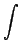 $\displaystyle \int$